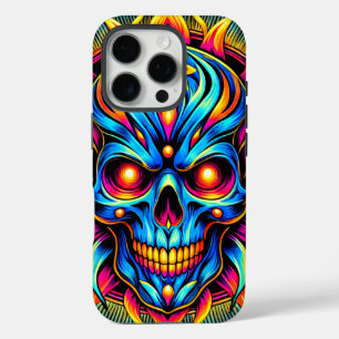 Coques iPhone 16 Pro Boîtier téléphonique Artsy Skull