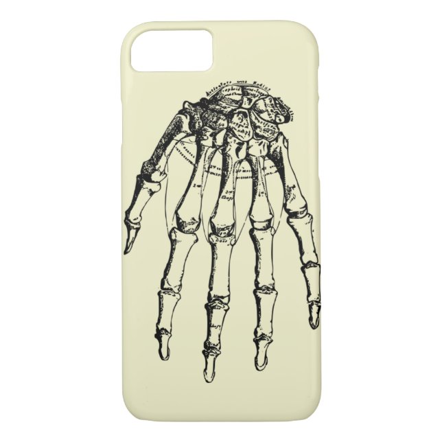Coques Case-Mate iPhone Boîtier téléphonique avec dessin d'une main squele (Dos)