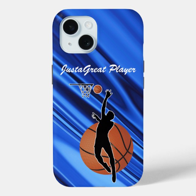 Coques Case-Mate iPhone Boîtier téléphonique avec thème Basketball (Verso)