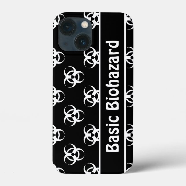 Coques Case-Mate iPhone Boîtier téléphonique B&W Biodanger avec texte pers (Verso)