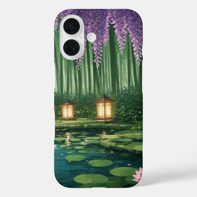 Coques Case-Mate iPhone Boîtier téléphonique Bamboo Forest et Wisteria iPh (Verso)