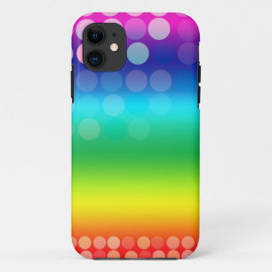 Coque iPhone 11 Boîtier téléphonique coloré funky Arc-en-ciel