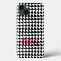 Boîtier téléphonique Coque-Mate Houndstooth Apple