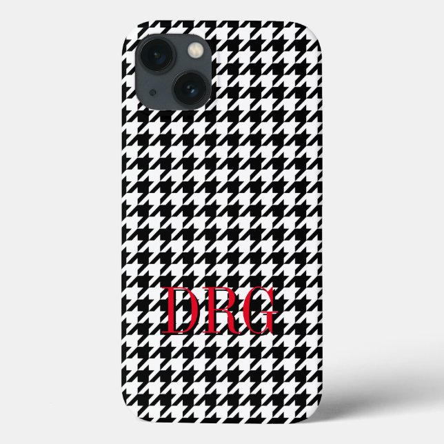 Coques Case-Mate iPhone Boîtier téléphonique Coque-Mate Houndstooth Apple  (Verso)