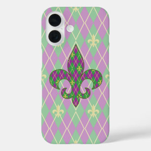 Coque Pour iPhone 16 Boîtier téléphonique Coque-Mate Jacquard Carnaval