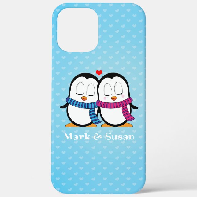 Coques Case-Mate iPhone Boîtier téléphonique Couple Penguin (Verso)