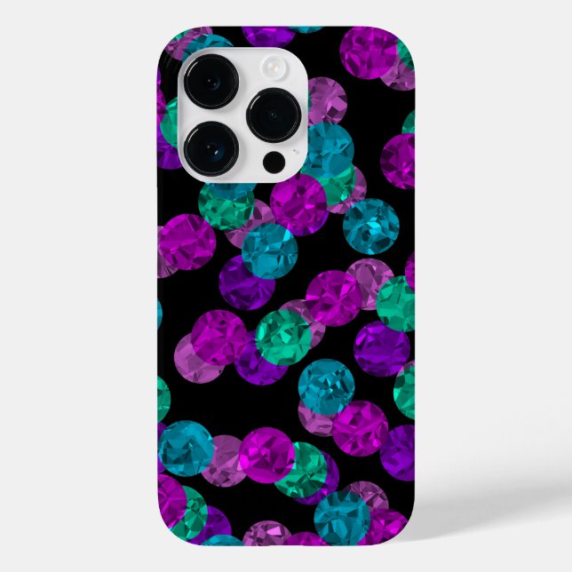 Coques Case-Mate iPhone Boîtier téléphonique Crystal Confetti (Verso)