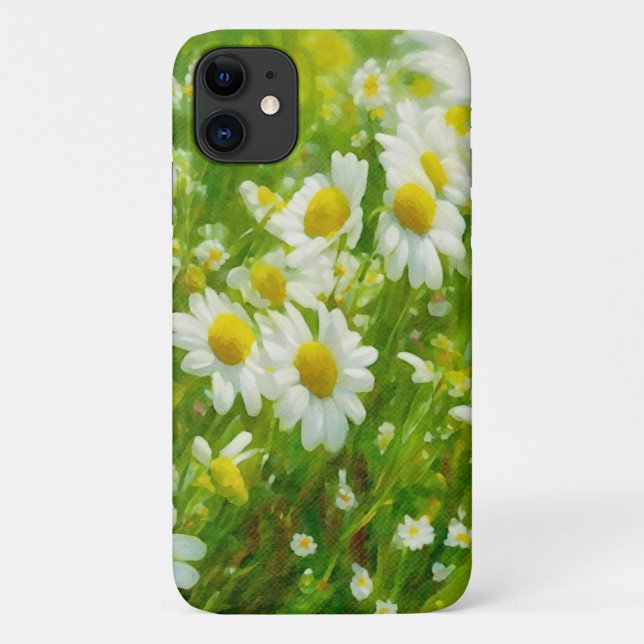Coques Case-Mate iPhone Boîtier téléphonique Daisy Flower Garden Art (Dos)