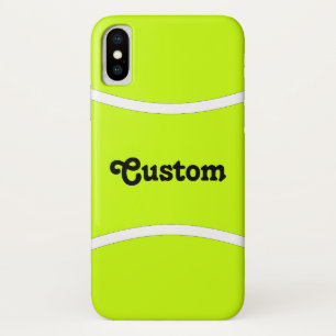 Case-Mate iPhone Case Boîtier téléphonique de balle de tennis texte pers