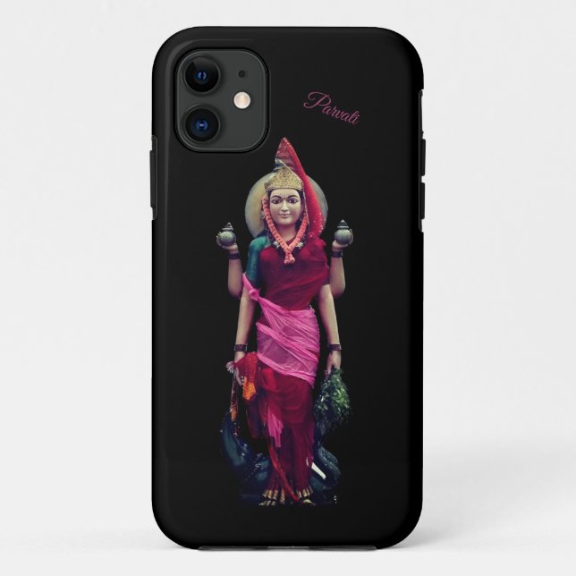 Coques Case-Mate iPhone Boîtier téléphonique de déesse hindou avec nom ou  (Dos)