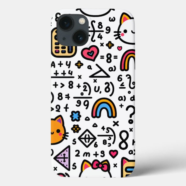 Coques Case-Mate iPhone Boîtier téléphonique de la calculatrice de mathéma (Verso)
