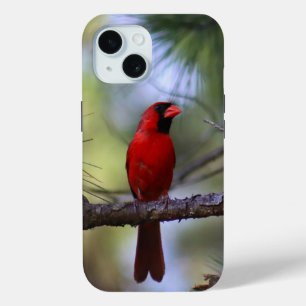 Coque Pour iPhone 15 Boîtier téléphonique du Cardinal du Nord