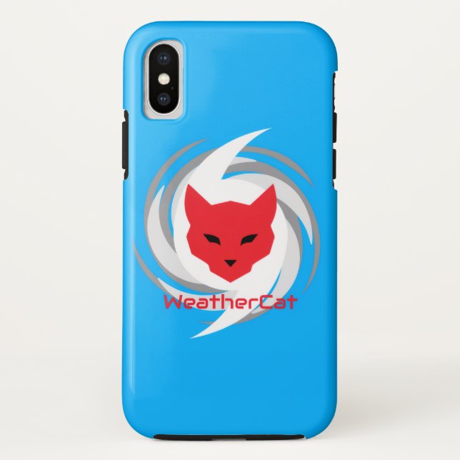 Coques Case-Mate iPhone Boîtier téléphonique du logo MétéoCat (Dos)