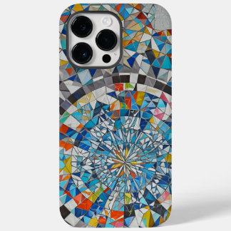 Coque Pour Pour iPhone 14 Pro Max Boîtier téléphonique en mosaïque géométrique