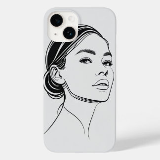 Coque Pour iPhone 14 Boîtier téléphonique esthétique minimaliste | FM_C