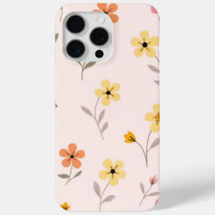 Coque iPhone 15 Pro Max Boîtier téléphonique floral pour iPhone