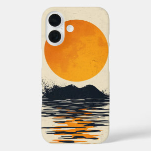 Coque Pour iPhone 16 Boîtier téléphonique Golden Sea Sunset