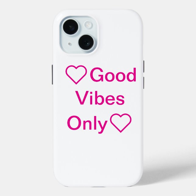 Coques Case-Mate iPhone Boîtier téléphonique Good Vibes uniquement Pastel (Verso)