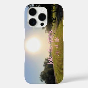 Coques iPhone 16 Pro Boîtier téléphonique Joie de Vivre - Pink Edition