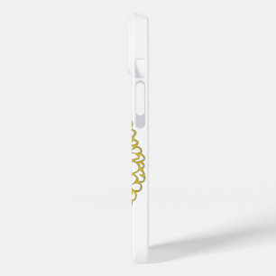 Coque Pour iPhone 14 Boîtier téléphonique Mandala Floral Or