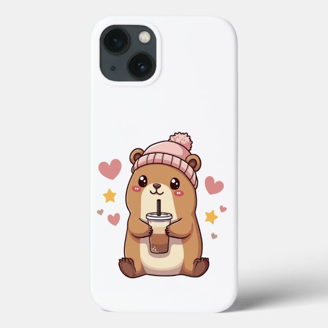 Coques Case-Mate iPhone Boîtier téléphonique mignon capybara (Verso)