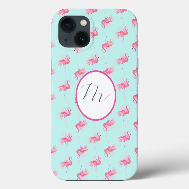 Coques Case-Mate iPhone Boîtier téléphonique Motif Flamants roses roses (Verso)