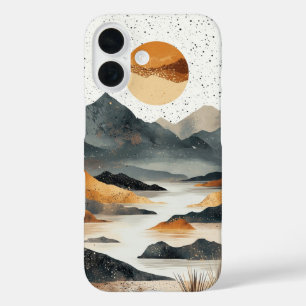 Coque Pour iPhone 16 Boîtier téléphonique Mountain Zen Circle