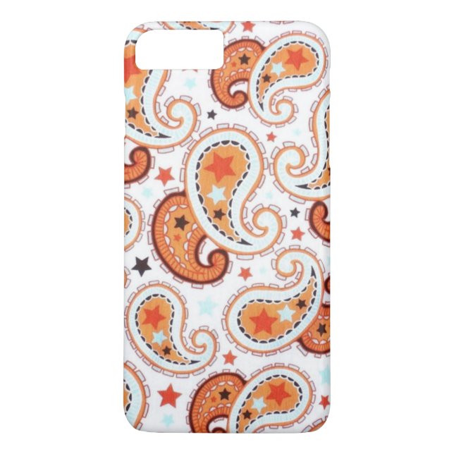 Coques Case-Mate iPhone Boîtier téléphonique Orange Paisley (Dos)