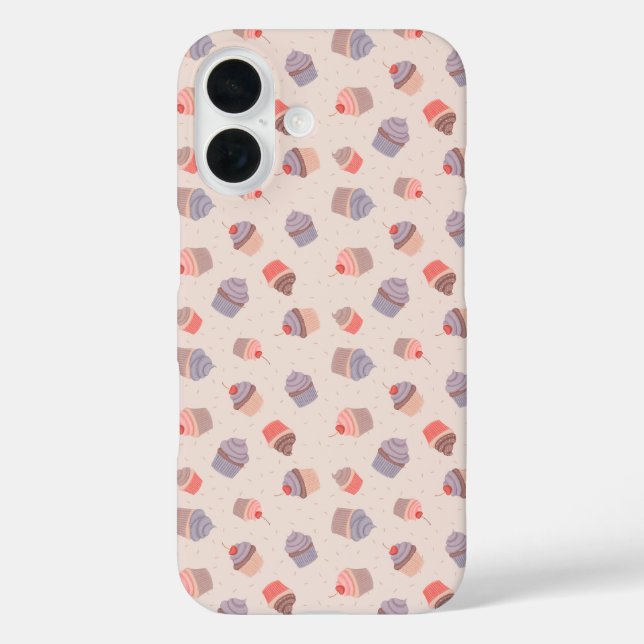Coques Case-Mate iPhone Boîtier téléphonique Pastel Cupcake Confetti (Verso)