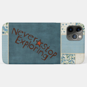 Case-Mate iPhone Case Boîtier téléphonique Patchwork bleu