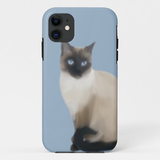 Coques Case-Mate iPhone Boîtier téléphonique pour chats de Siamese (Dos)
