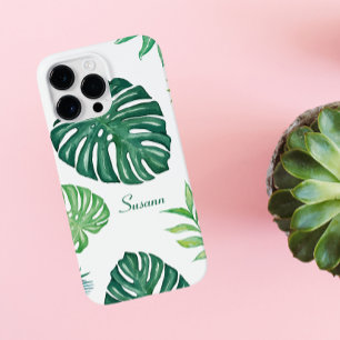 Coque Pour Pour iPhone 14 Pro Max Boîtier téléphonique pour Motif à feuilles tropica