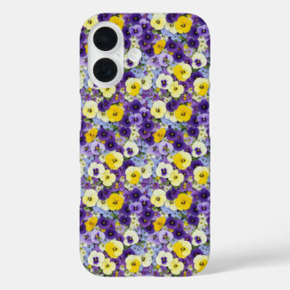 Coque Pour iPhone 16 Boîtier téléphonique pour petits panneaux violets 