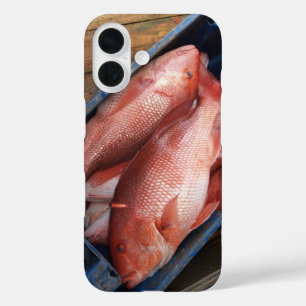 Coque Pour iPhone 16 Boîtier téléphonique Red Snapper Fish