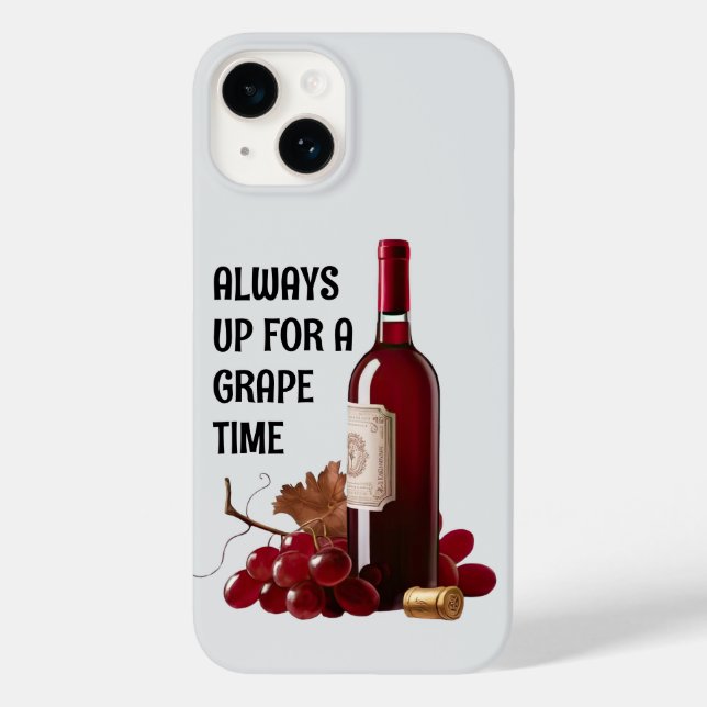 Coques Case-Mate iPhone Boîtier téléphonique Red Wine Time (Verso)