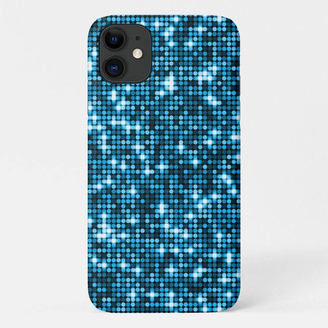 Coques Case-Mate iPhone Boîtier téléphonique Séquins Turquoise (Dos)