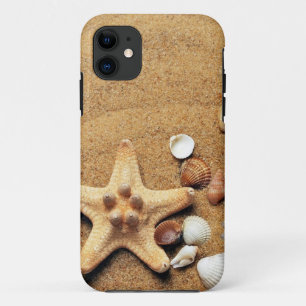 Coque iPhone 11 Boîtier téléphonique Starfish Sea Shells