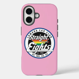 Coque Pour iPhone 16 Boîtier téléphonique Straight Eights (Rose)