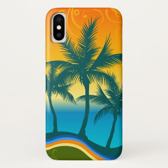 Coques Case-Mate iPhone Boîtier téléphonique Tropical Beach Sunset iPhone  (Dos)