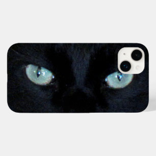 Coque Pour iPhone 14 Plus Boîtier téléphonique - Yeux de chat noir