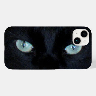 Coque Pour iPhone 14 Plus Boîtier téléphonique - Yeux de chat noir