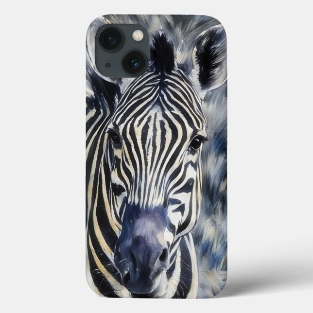 Coques Case-Mate iPhone Boîtier téléphonique Zebra Face Art (Verso)
