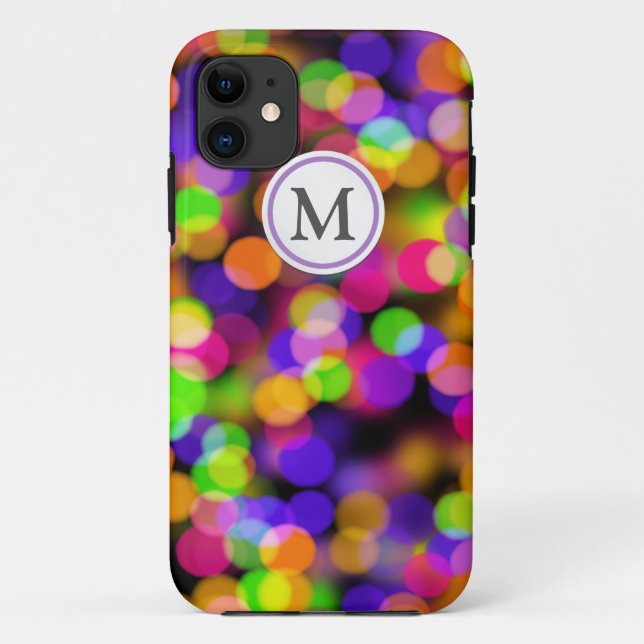 Coques Case-Mate iPhone Bokeh multicolore (Dos)