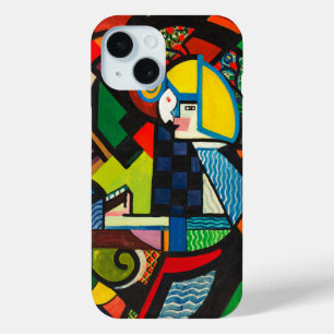 Coque Pour iPhone 15 Bold & Chic : Fille dans un rocher