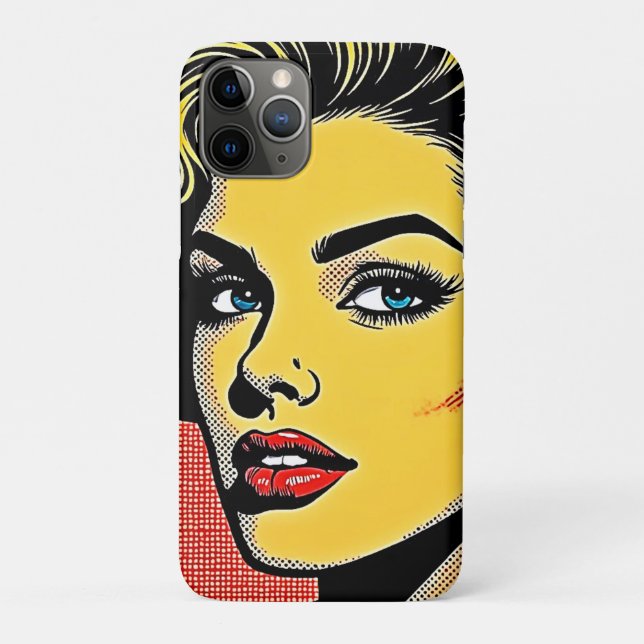 Coques Case-Mate iPhone Bold Pop Art Woman Defined (Dos)