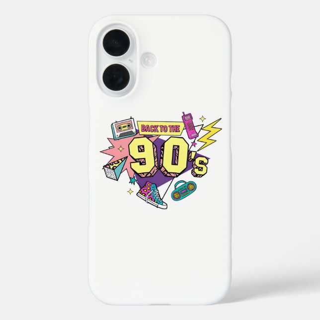 Coques Case-Mate iPhone Bold Retro Retour à l'art des années 90 (Verso)