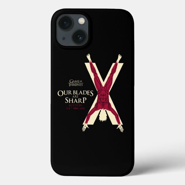 Coques Case-Mate iPhone Bolton Sigil - Nos Lames Sont Sharp (Verso)