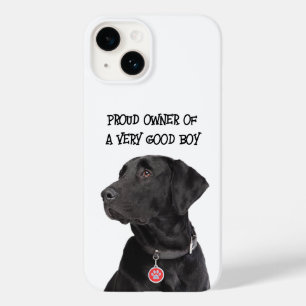 Coque Pour iPhone 14 Bon Garçon Black Lab