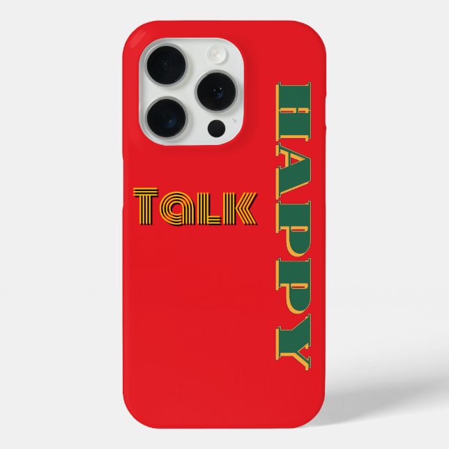 Coques Case-Mate iPhone Bon Parler Rouge Vert (Verso)