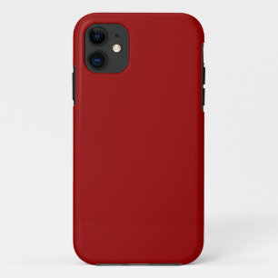 Case-Mate iPhone Case Bonbons foncés Pomme rouge couleur solide